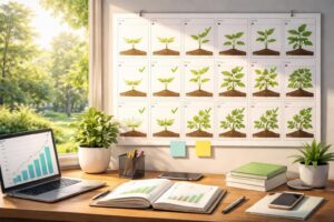 découvrez comment élaborer une progression durable sur un an grâce à des stratégies efficaces et un suivi régulier pour atteindre vos objectifs à long terme.