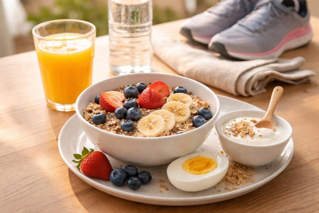 découvrez quel petit-déjeuner choisir avant un entraînement matinal pour optimiser votre énergie et vos performances.