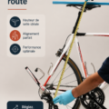 Tableau de positionnement routier sur un fond de carte.