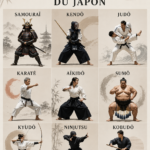 Des lutteurs de sumo en action, capturant l'essence des traditions sportives japonaises.
