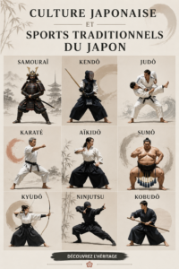 Des lutteurs de sumo en action, capturant l'essence des traditions sportives japonaises.