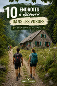 Panorama des montagnes vosgiennes, parfait pour une escapade nature.