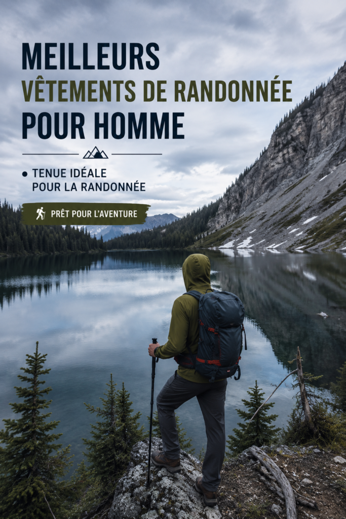 Femme en tenue de randonnée colorée sur un sentier montagneux.