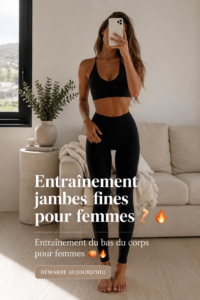 femme s'entraînant avec des exercices pour des jambes toniques