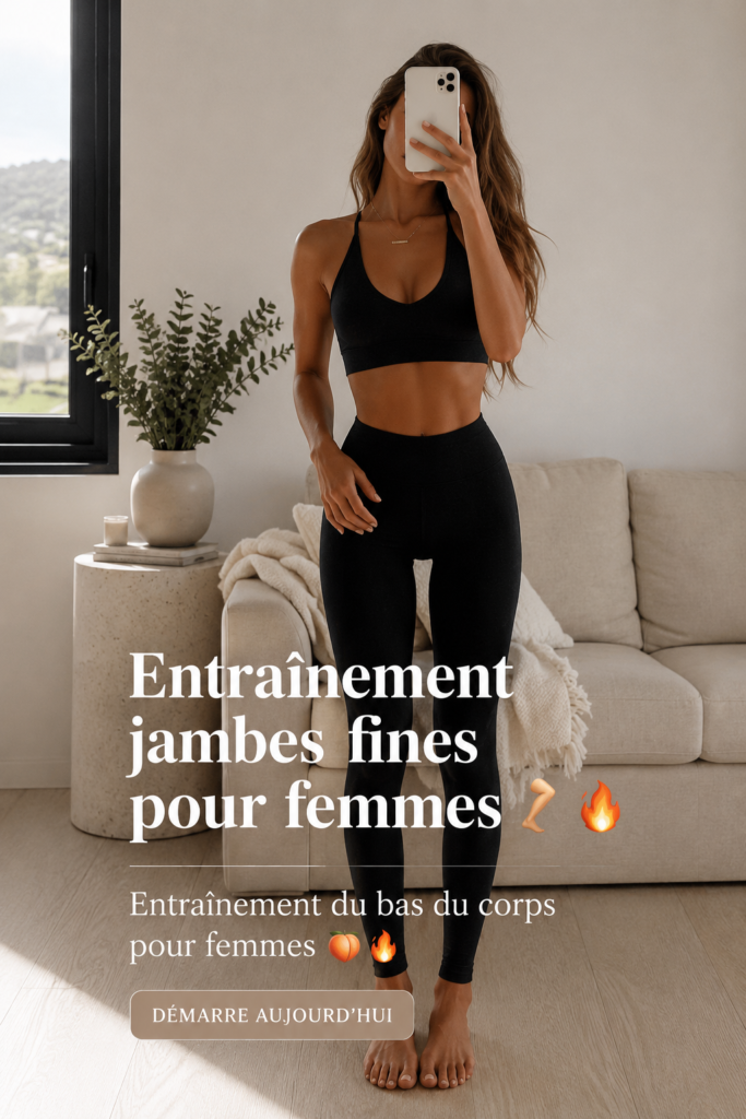 femme s'entraînant avec des exercices pour des jambes toniques