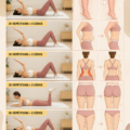 Femme effectuant des exercices complets à domicile