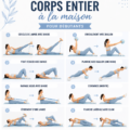 Femme réalisant des exercices de Pilates à domicile sur un tapis