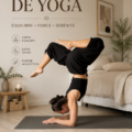 Femme pratiquant des poses de yoga relaxantes dans un parc