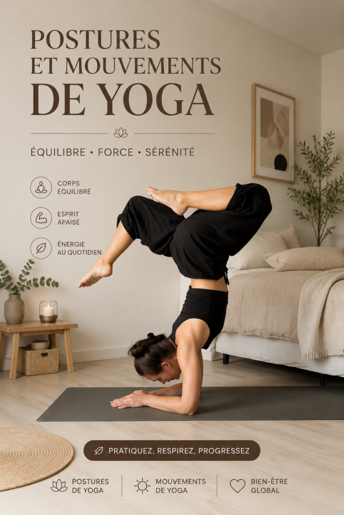 Femme pratiquant des poses de yoga relaxantes dans un parc