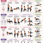 Femme réalisant une séance de gym de 30 minutes