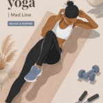 Sticker de yoga illustratif pour une décoration zen dans un intérieur