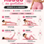Femme en train de faire un entraînement d'abdos de 10 minutes.