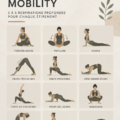 Femme en train de pratiquer le yoga sur un tapis, illustrant des poses favorisant la mobilité.
