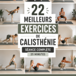 Femme s'exerçant à des mouvements de calisthénie dans un parc, mettant en avant tonification et force.