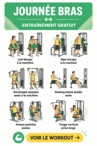 Femme exécutant des exercices pour renforcer les bras à la maison.