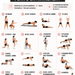 Femme faisant un entraînement en circuit pour brûler les graisses, avec des exercices variés et dynamiques.