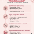 Femme en train de s'exercer à domicile sans matériel