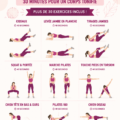 Femme en pleine séance de HIIT Pilates, souriante et dynamique