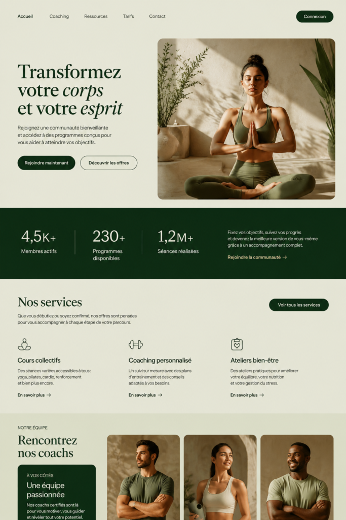 Aménagement d'un espace fitness chaleureux et accueillant à la maison