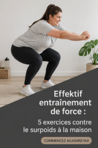 Une femme effectuant un exercice de musculation à la maison