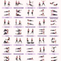 Femme réalisant des exercices au poids du corps à la maison