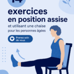 Exercices sur chaise pour seniors dans un cadre convivial.