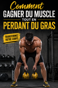 Femme en train de soulever des poids pour gagner du muscle et perdre de la graisse.