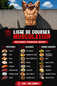 Une sélection d'aliments variés pour construire du muscle