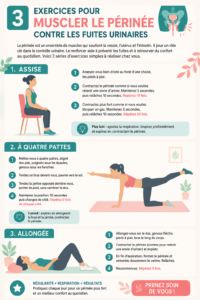Femme souriante pratiquant des exercices de musculation du périnée à la maison.