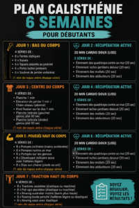 Femme débutante réalisant un exercice de calisthenics en extérieur
