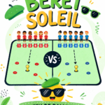 Jeu de Beret Soleil en plein air avec des enfants qui s'amusent.