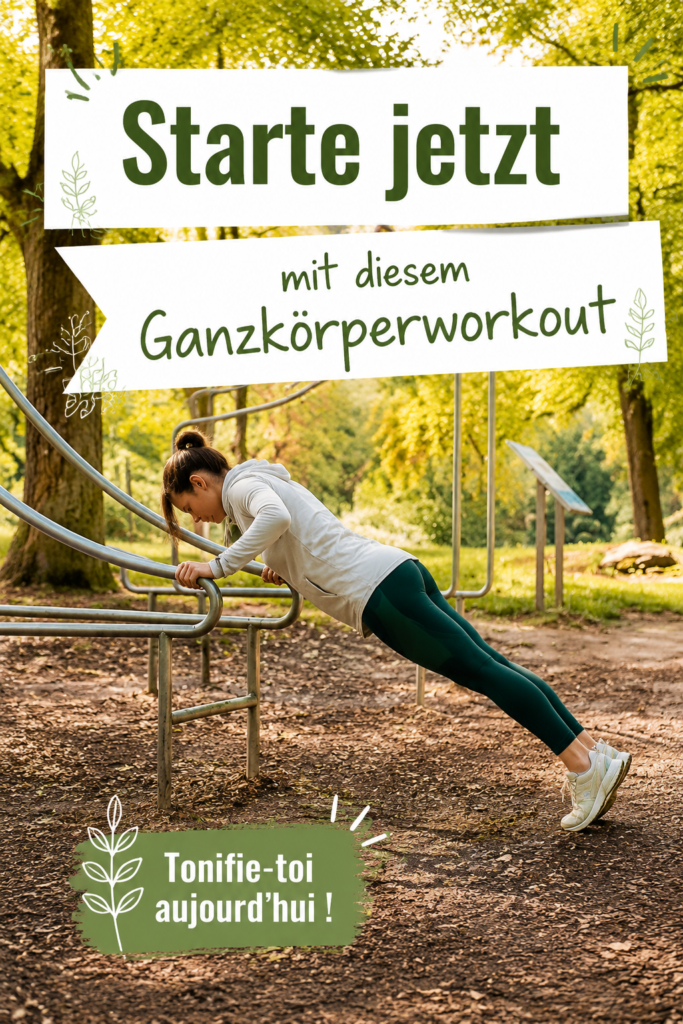 Femme en train de réaliser un exercice de musculation pour le corps entier