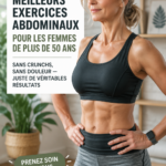 Femme de plus de 50 ans pratiquant des exercices abdominaux adaptés