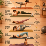 Femme à domicile réalisant des exercices de renforcement abdominal en 15 minutes