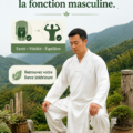 Un homme pratiquant du sport en plein air, symbolisant le bien-être masculin.