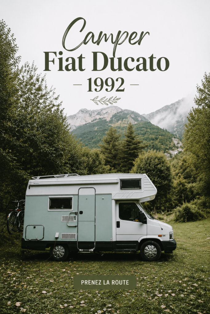 Fiat Ducato de 1992 aménagé en camping-car chaleureux