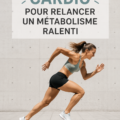 Femme faisant du cardio en plein air pour stimuler son métabolisme