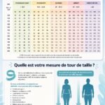 Affiche informative sur l'Indice de Masse Corporelle avec des illustrations claires et précises.