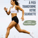 Une femme courant dans un parc, montrant son corps en mouvement, symbole de transformation