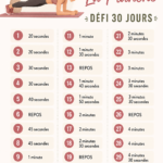 Femme réalisant un exercice de planche pour le défi de gainage de 30 jours.
