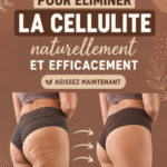 Une femme souriante utilisant un gommage naturel pour la peau pour réduire la cellulite.