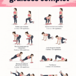 Femme en train de faire un entraînement complet à la maison