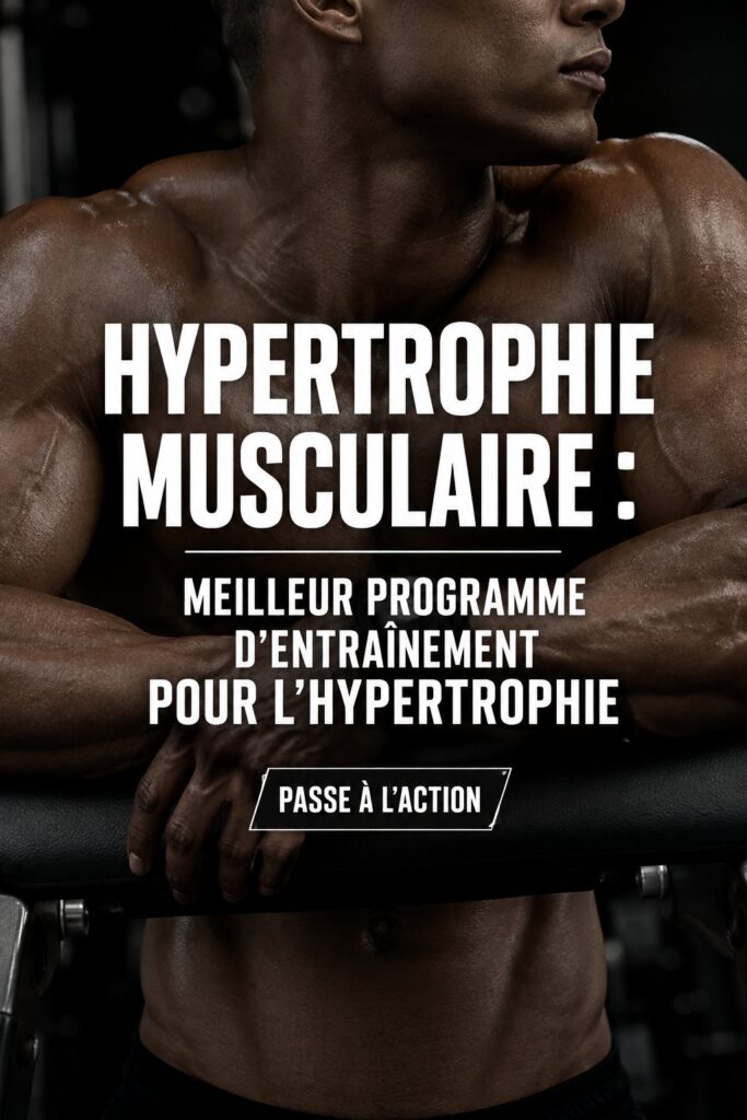 Femme s'entraînant avec des poids pour développer ses muscles par l'hypertrophie.