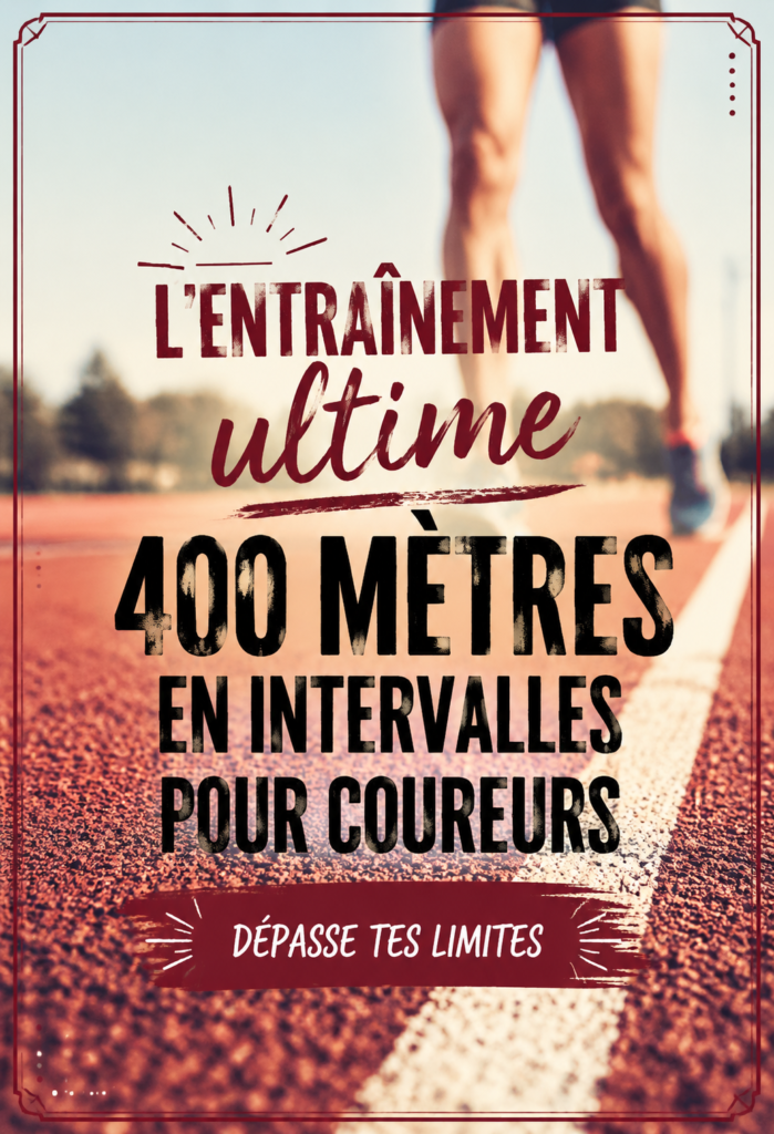 Femme courant sur une piste d'athlétisme pendant un entraînement par intervalles