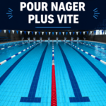 Femme nageant dans une piscine avec des mouvements rapides grâce à un entraînement HIIT.