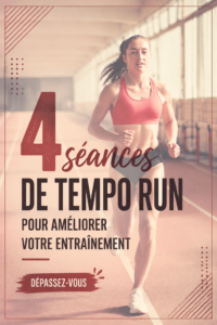 Femme courant dans le parc, pratiquant un entraînement de rythme pour améliorer sa vitesse.