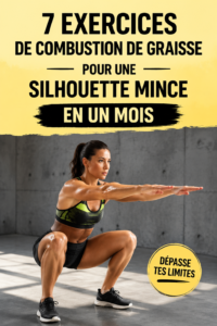 Femme pratiquant des exercices de combustion de graisse pour affiner sa silhouette