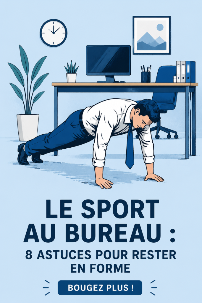 Femme au bureau effectuant un exercice de détente en siégeant sur une balle de gym.
