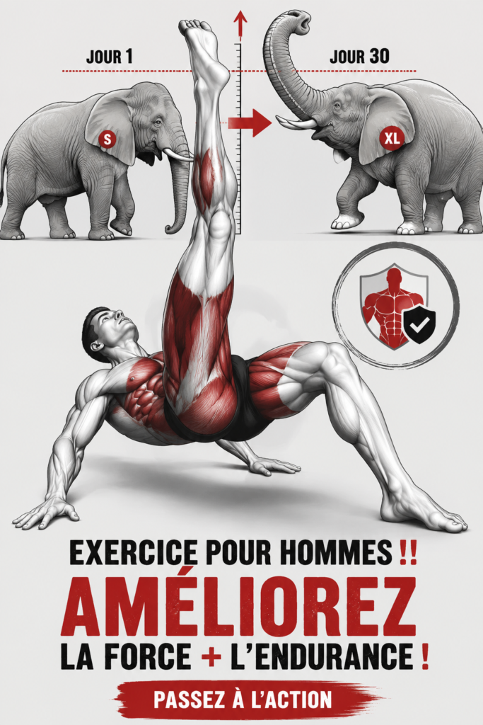 Image de femme réalisant des exercices de renforcement musculaire à la maison.