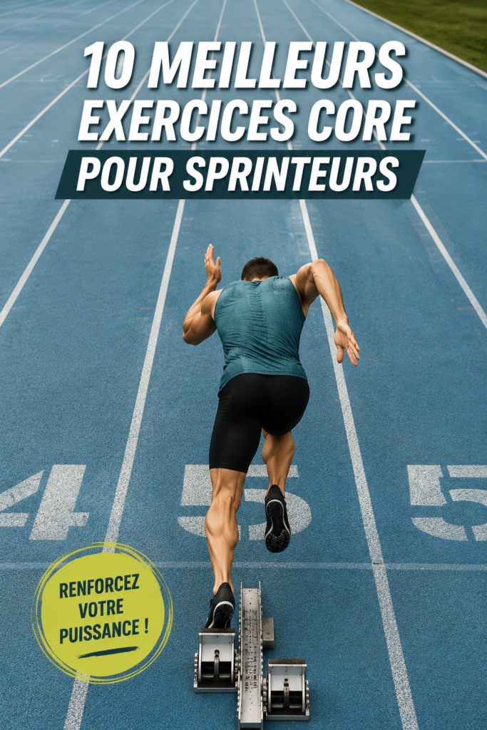 Femme en train de faire des exercices de gainage pour améliorer sa course